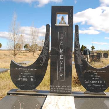 MEYER Jacobus W.J., de 1909-1983 &amp; Catharina M.E. VERMEULEN 1910-1995