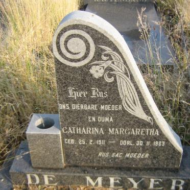 MEYER Catharina Margaretha, de 1911-1983