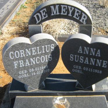 MEYER Cornelius Francois, de 1949-2010 &amp; Anna Susanne 1958-