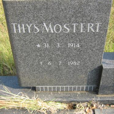 MOSTERT Thys 1914-1982 &amp; Ria LEHMKUHL 1915-1975