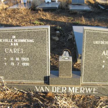 MERWE Carel, van der 1909-1990 &amp; Augusta 1909-1994