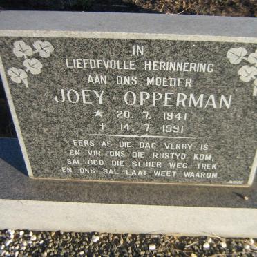 OPPERMAN Joey 1941-1991