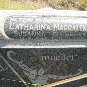 SWANEPOEL Izaak Jacobus 1916-1985 &amp; Catharina Magdalena Susanna VAN DEN BERG 1922-1980