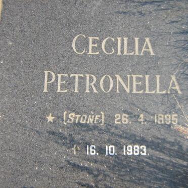 SWANEPOEL Johannes Jacobus 1890-1979 &amp; Cecilia Petronella STONE 1895-1983
