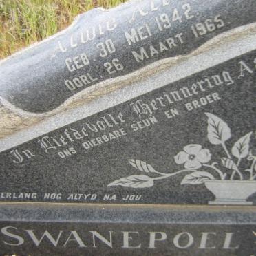 SWANEPOEL Alwie Alfie 1942-1965