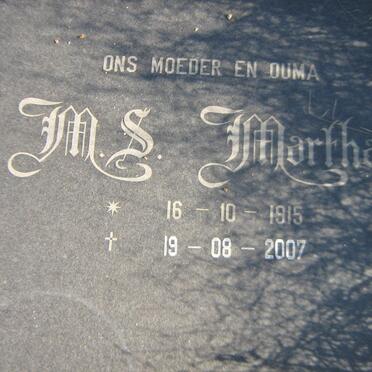 SWANEPOEL M.S. 1915-2007