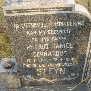 STEYN Petrus Daniel Gerhardus 1935-1968