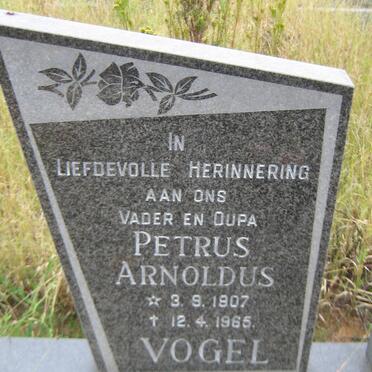 VOGEL Petrus Arnoldus 1907-1965