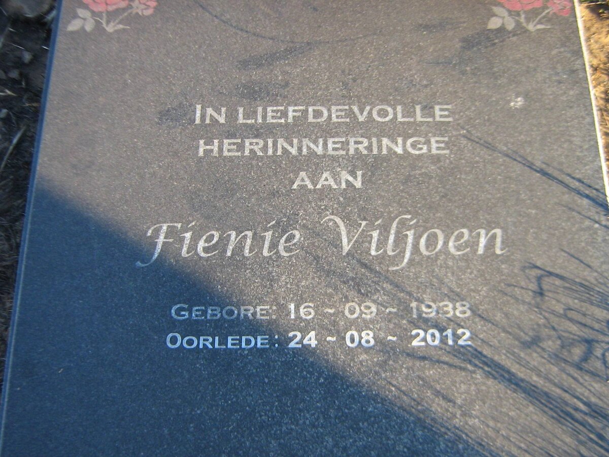 VILJOEN Fienie 1938-2012