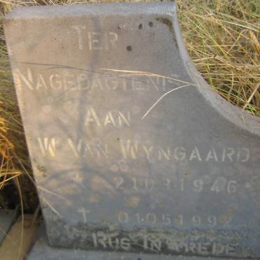 WYNGAARD W., van 1946-1992