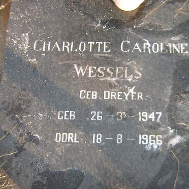 WESSELS Charlotte Caroline nee DREYER 1947-1966