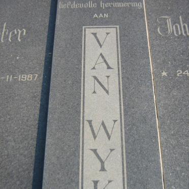 WYK Jacob Pieter, van 1908-1987 &amp; Johanna Hendrina ROETS 1902-1990