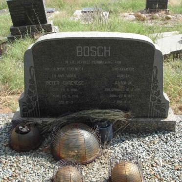 BOSCH Pieter Barendse 1886-1958 &amp; Anna M. STRAUSS 1891-1964