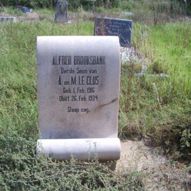 CLUS Alfred Brooksbank, le 1916-1934