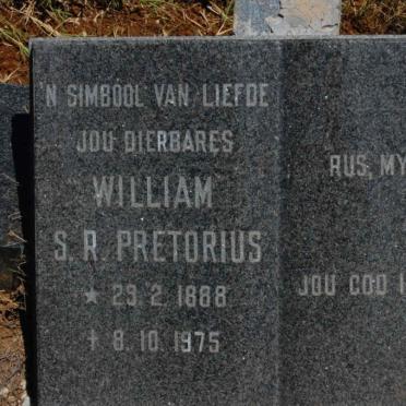 PRETORIUS William S.R. 1888-1975
