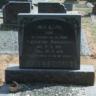 PRETORIUS Francois Johannes 1899-1973