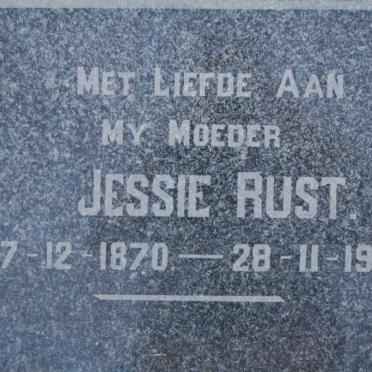 RUST Jessie 1870-1950