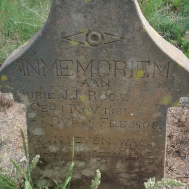 ROOS Jurie J.J. 1886-1908