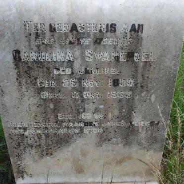 SWANEPOEL Carolina nee JERLING 1858-1933