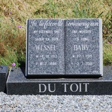 TOIT Wessel, du 1917-1986 &amp; Baby 1919-2001