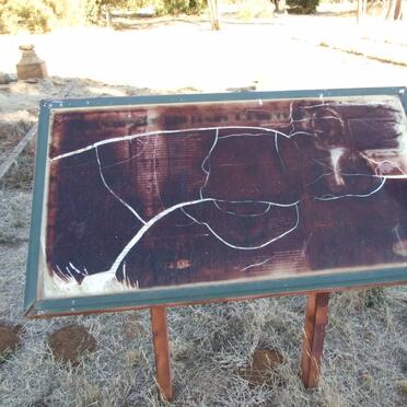 2. Plaque at the Brandfort Cemetery