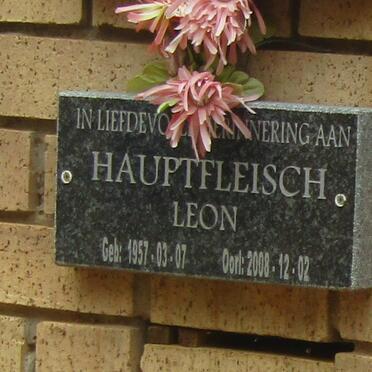 HAUPTFLEISCH Leon 1957-2008