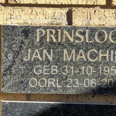 PRINSLOO Jan Machiel 1951-2012