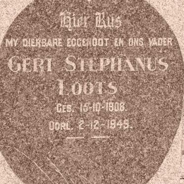 LOOTS Gert Stephanus 1908-1949