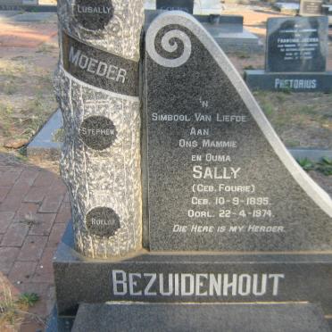 BEZUIDENHOUT Sally nee FOURIE 1895-1974