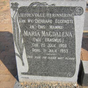 BOTES Jan Daniel 1904-1974 &amp; Maria Magdalena ERASMUS 1908-1953