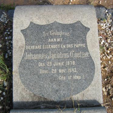 COETZER Johannes Jacobus 1878-1943
