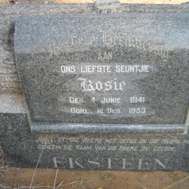 EKSTEEN Kosie 1941-1953