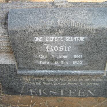 EKSTEEN Kosie 1941-1953