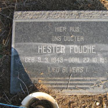 FOUCHE Hester 1943-1959