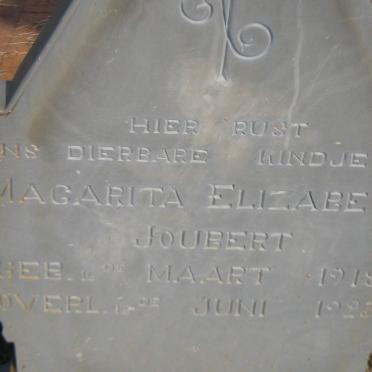 JOUBERT Magarita Elizabeth 1919-1923