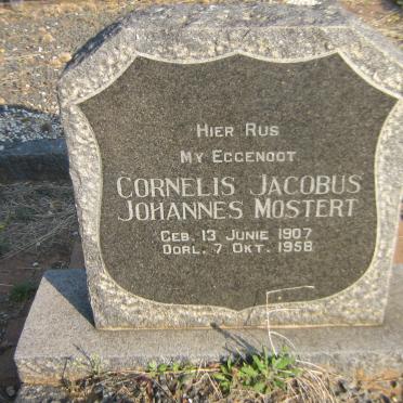 MOSTERT Cornelis Jacobus Johannes 1907-1958