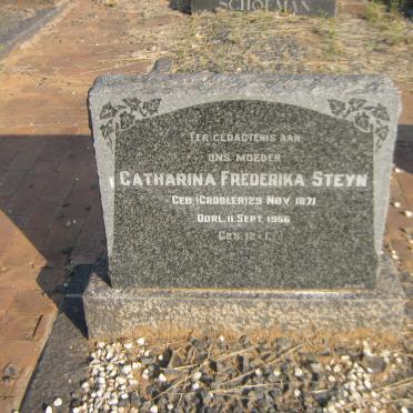 STEYN Catharina Frederika nee GROBLER 1871-1956