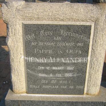 THOMPSON Henry Alexander 1882-1958 &amp; Helena Catharina DE LANGE 1893-1966