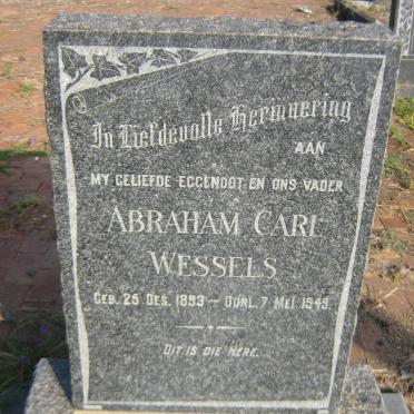 WESSELS Abraham Carl 1893-1949