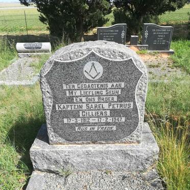 CILLIERS Sarel Petrus 1912-1947