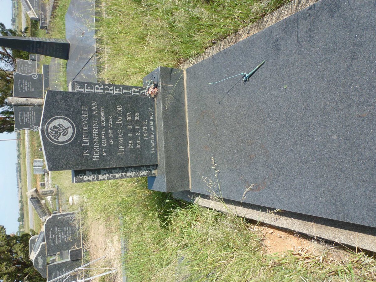 FERREIRA Thomas Jacob 1907-1965