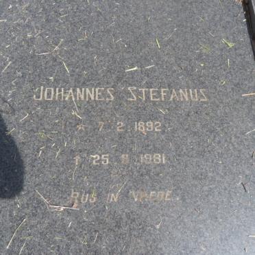 GOUWS Johannes Stefanus 1892-1981