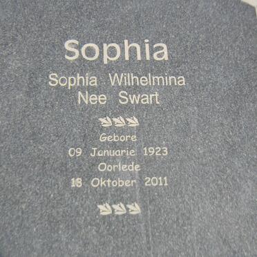 JOUBERT Sophia Wilhelmina nee SWART 1923-2011