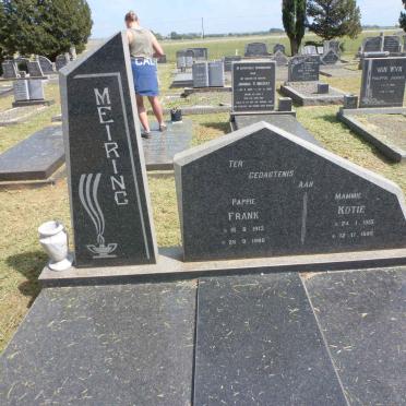 MEIRING Frank 1913-1980 &amp; Kotie 1915-1986