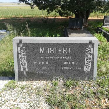 MOSTERT Willem C. 1888-1975 &amp; Anna M.J. ROSSOUW 1892-