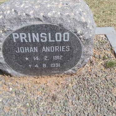 PRINSLOO Johan Andries 1912-1991
