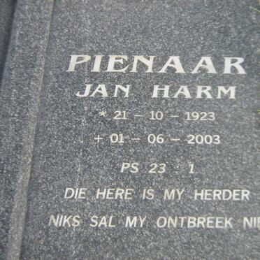 PIENAAR Jan Harm 1923-2003