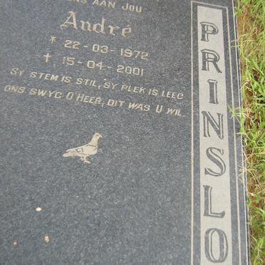 PRINSLOO André 1972-2001