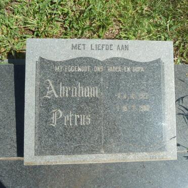 PLESSIS Abraham Petrus, du 1922-1986