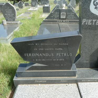 PIETERSE Ferdinandus Petrus 1911-1973